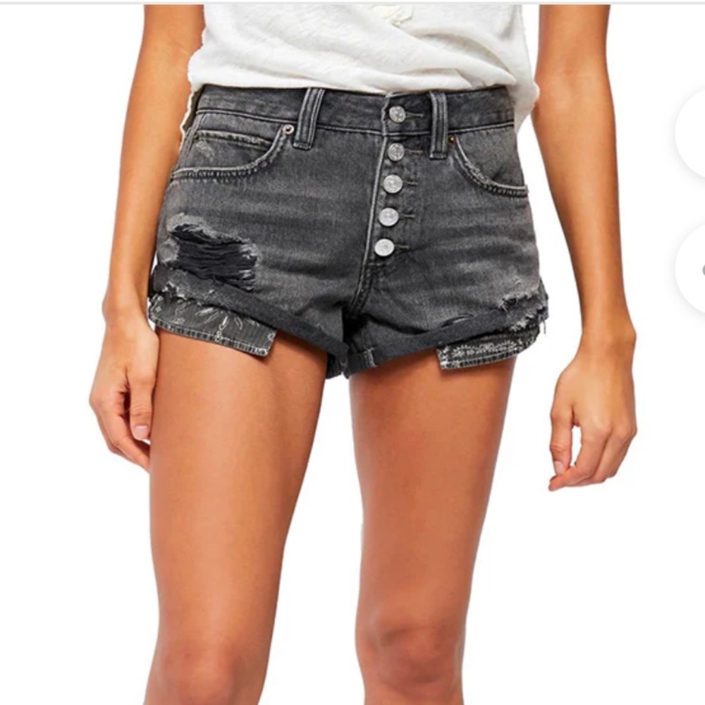 Free People Romeo Rolled Cutoff Shorts
